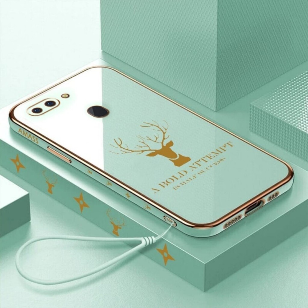Case OPPO A7 A5s A12 A11k Softcase Silicon Plating Mewah