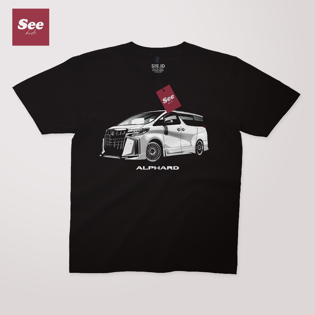 Kaos Toyota Alphard Edition Baju Anak dan Dewasa Mobil otomotif