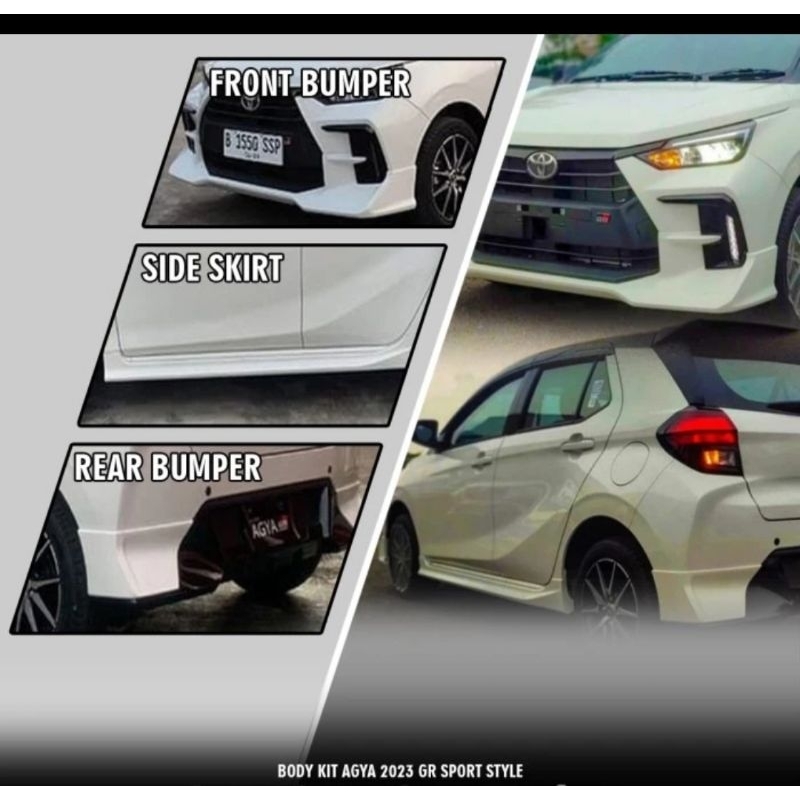 bodykit type Agya GR - Ayla Agya 2023