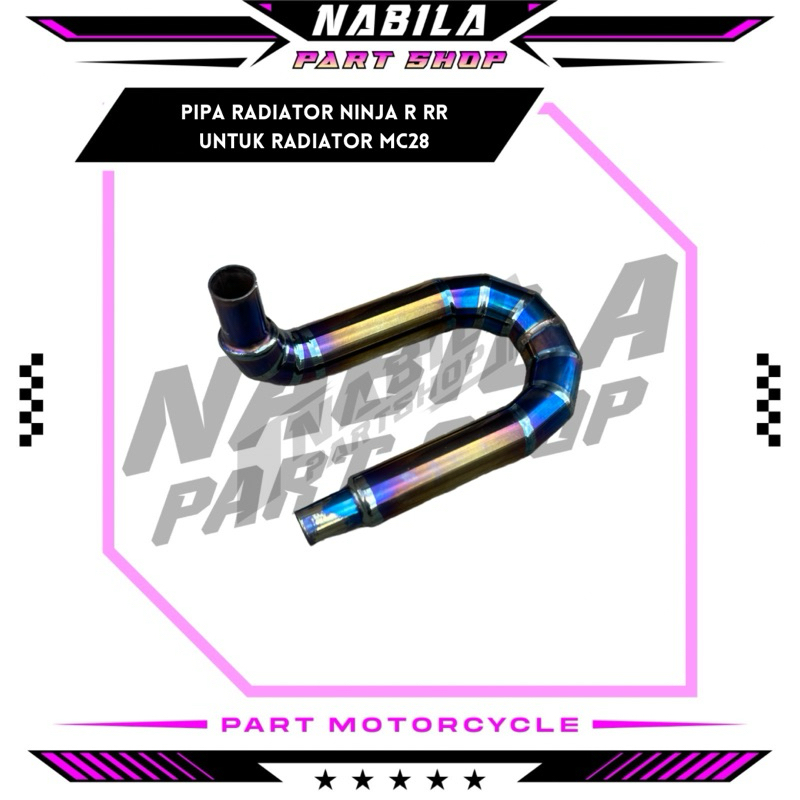 Pipa Selang radiator Ninja 2 tak custom radiator MC28 NSR Bluemoon
