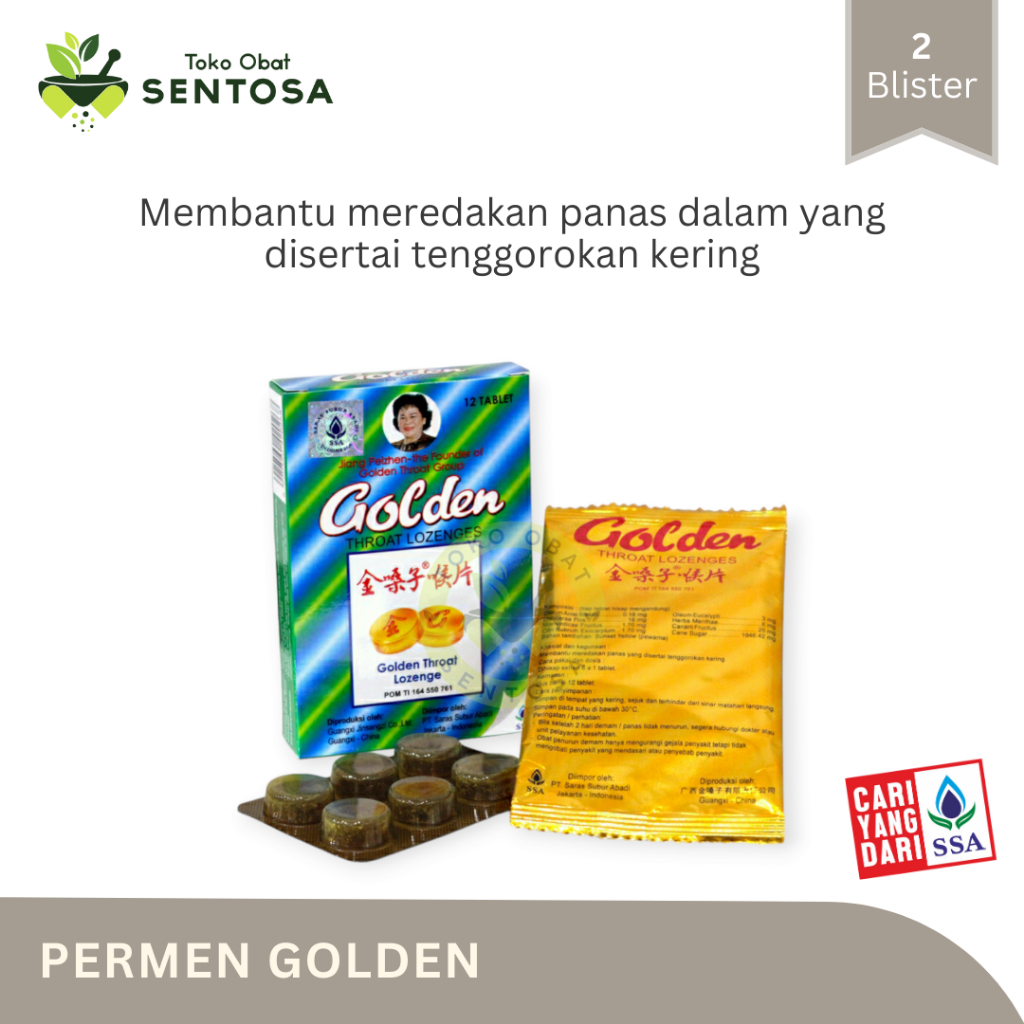 

Permen Golden Throat Lozenges