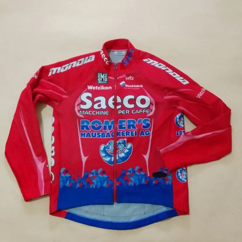Windstopper sepeda SMS Santini Saeco Romers sz XL
