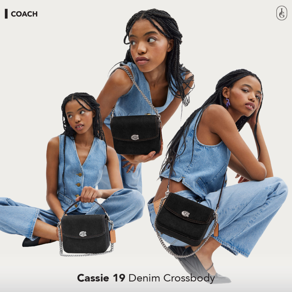 Coach Cassie 19 Denim Crossbody