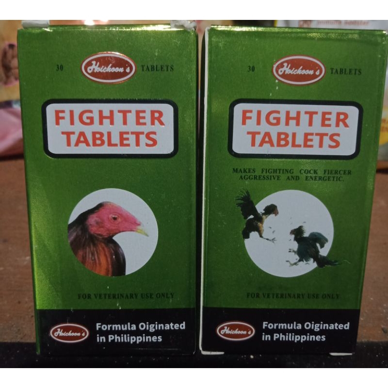 Fighter Ayam Vitamin Obat Ayam Piliphins/Bangkok agresif bertenaga kuat 15tblets