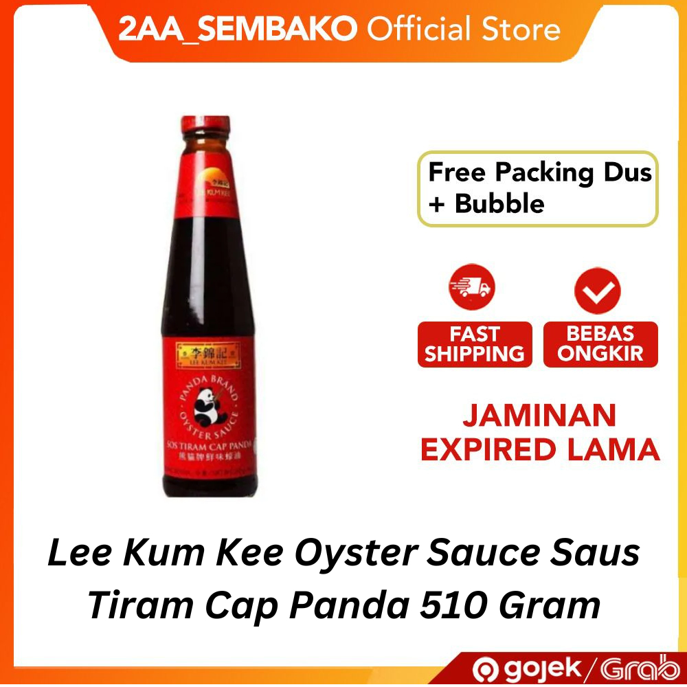 

Lee Kum Kee Oyster Sauce Saus Tiram Cap Panda 510 ML