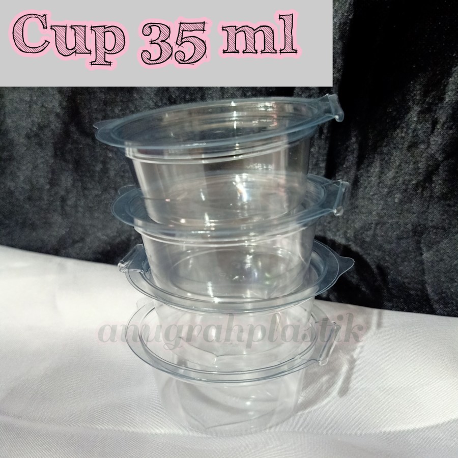 Cup saos / Cup mika sambal uk 35 ml PER PACK