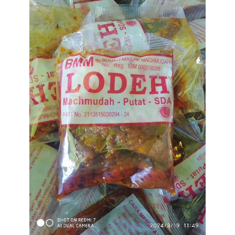 

BMM lodeh 50g