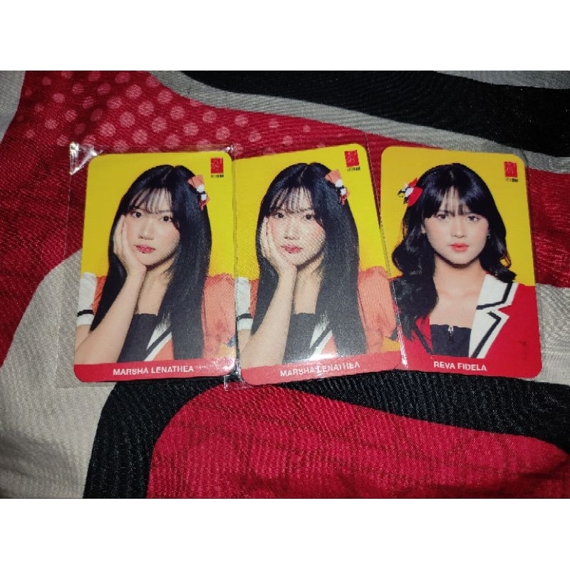 Photocard Marsha JKT48 & Adel JKT48 Official Theater Sementara