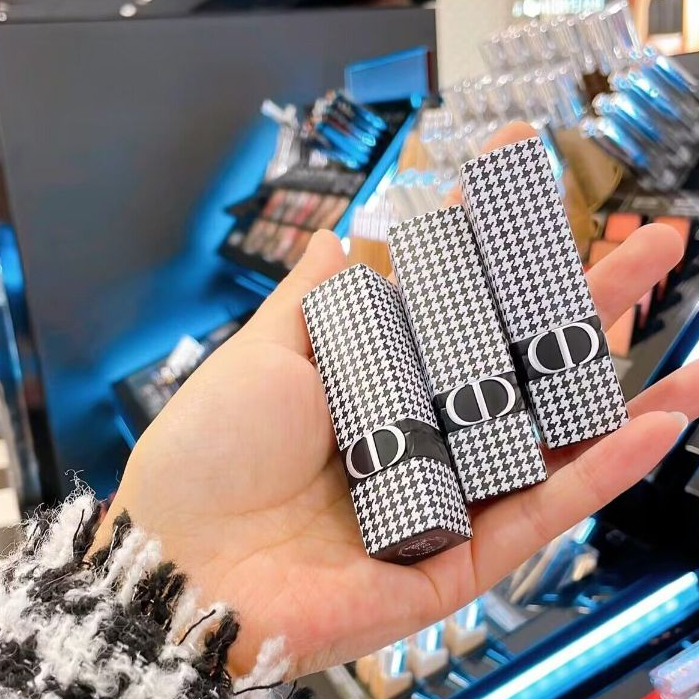 New Dior Look Limited Edition Dior Lipstick/Dior Houndstooth Matte Lipstik Rouge 100% ori 1.5g/3.5g