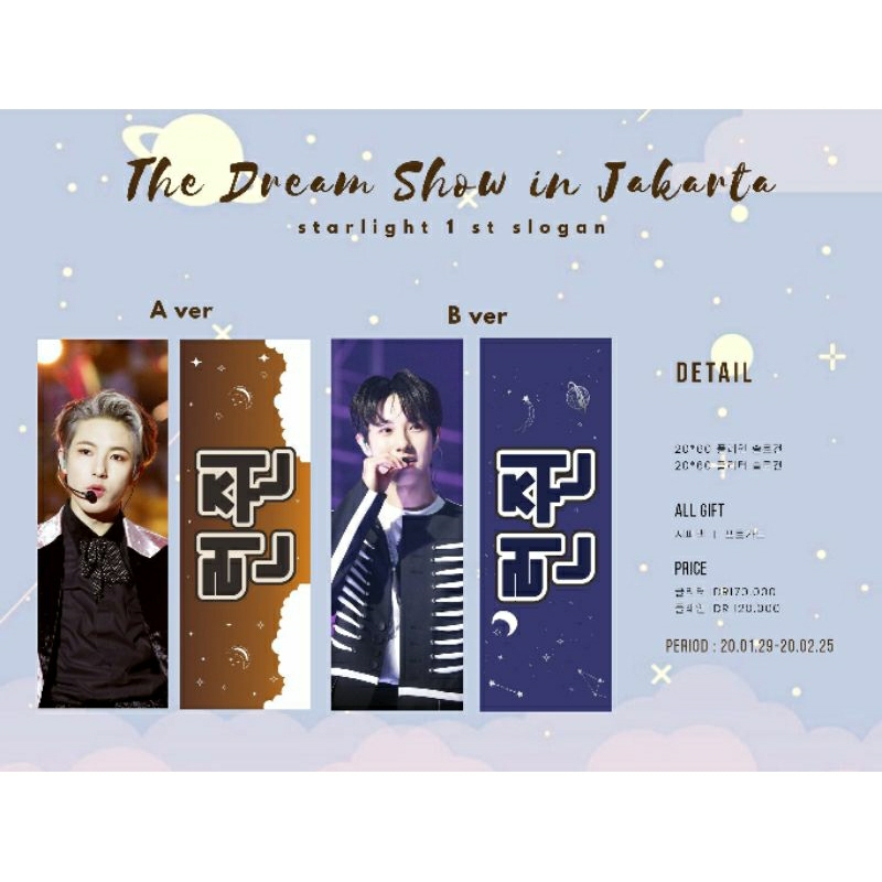 [READY STOCK] SLOGAN RENJUN by starlight