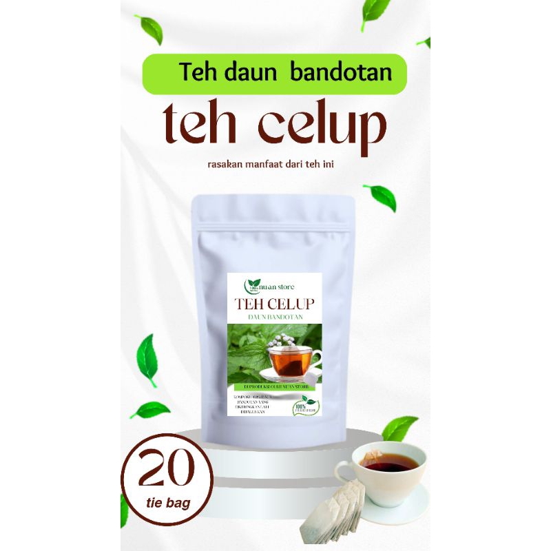 

TEH CELUP DAUN BANDOTAN ISI 20 TEA BAG