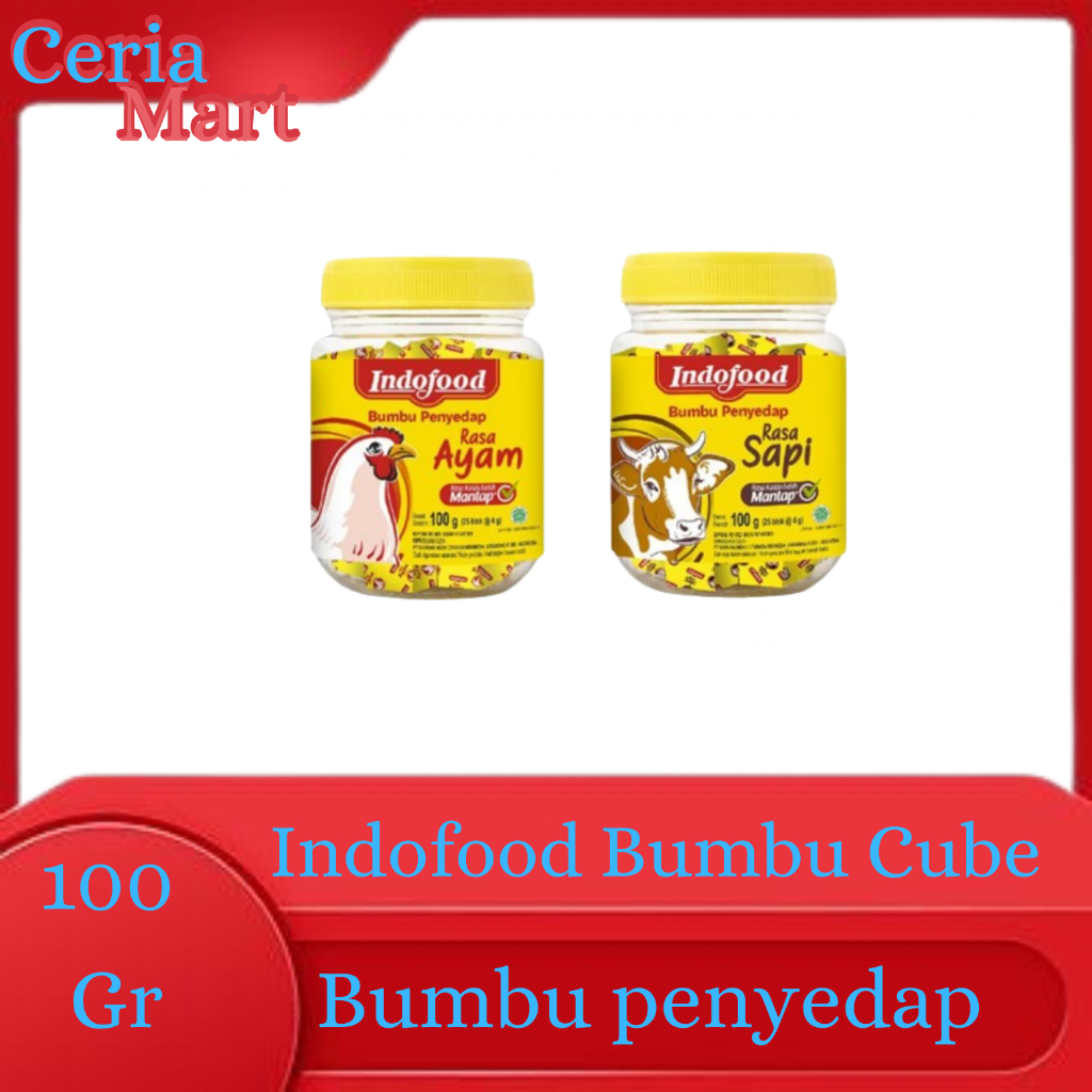 

BUMBU MASAK INDOFOOD BUMBU CUBE / KALDU BLOK / BUMBU PENYEDAP 100GR