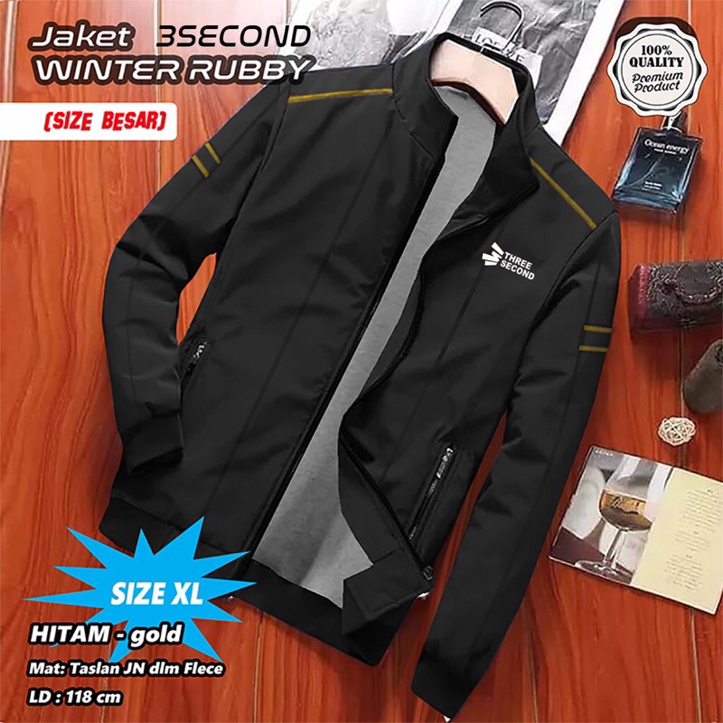 JAKET THREE SECOND PALING MURAH DAN TEBAL BOLAK BALIK COD ( BAYAR DI TEMPAT) BISA RIQUES GRATIS