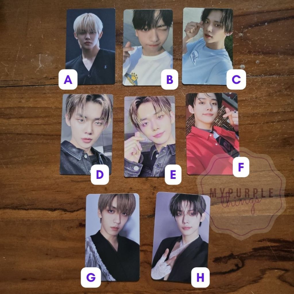 [Ready] TXT Yeonjun Soobin OFFICIAL Photocard