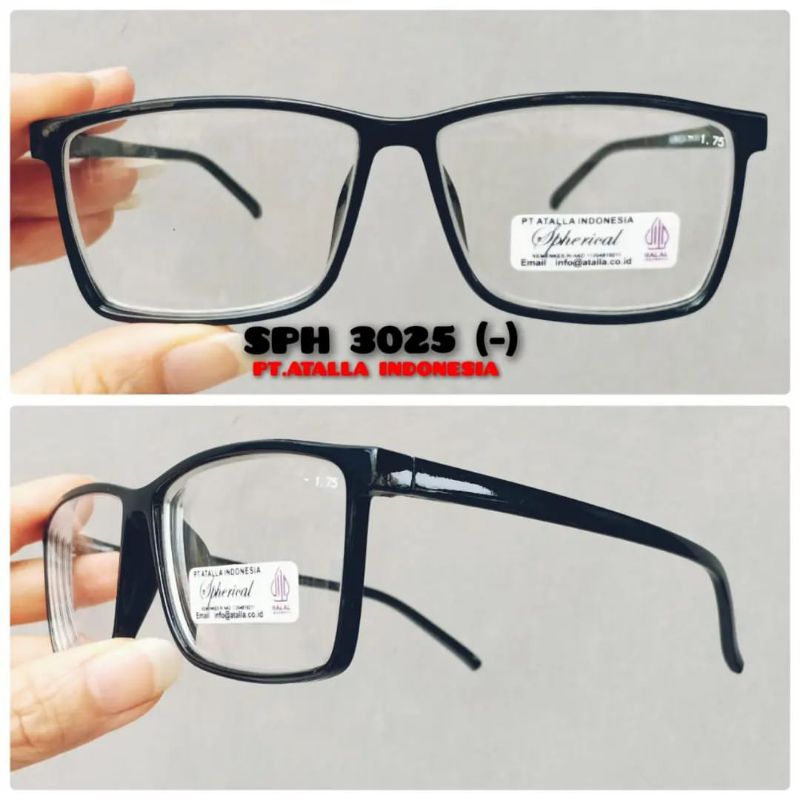 Kacamata Minus Frame Kotak Besar Untuk Pria dan Wanita