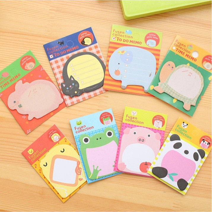 

SL27 - sticky notes lucu / memo tempel / tempelan kertas hewan karakter / Post It