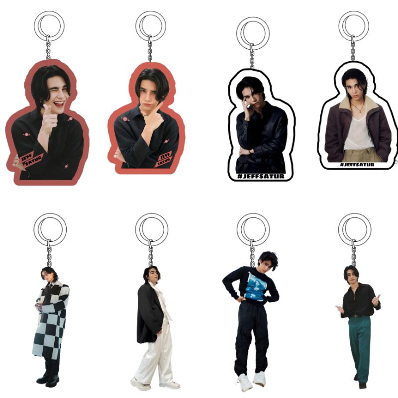 Jeff Satur Keyring / Gantungan Kunci Jeff Satur Thailand Actor Singer