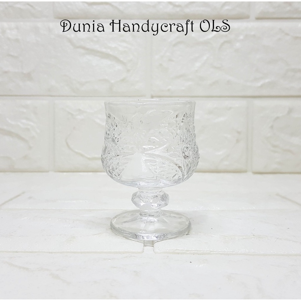 DISKON BESAR SLOKI PESONA gelas mini Kaca Cantik Elegan Pajangan mewah harga murah