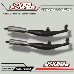 KNALPOT FIZR FORCE1 PERUT HITAM GARING PREPET OVER POWER BUKAN AHM NXL EL9