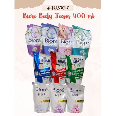 BIORE Body Foam/Biore Body Wash/Body Wash all varian/Sabun Mandi Cair Biore/Sabun Cair Biore/Sabun M