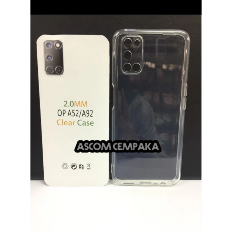 Jelly case silikone bening Oppo A52/A92