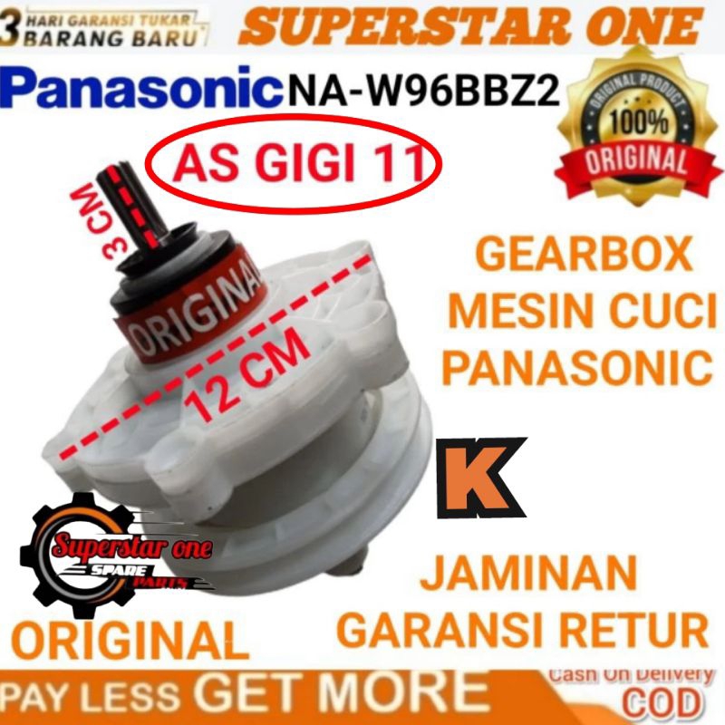 Gearbox Mesin Cuci Panasonic NA-W96BBZ2 Gearbox As Gigi 11