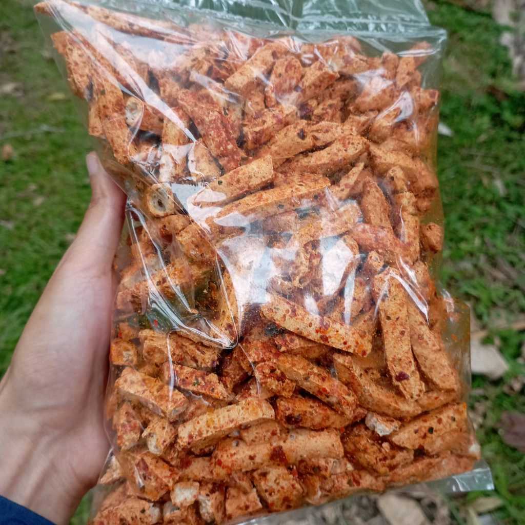 

Basreng 500g Viral pedas daun jeruk Orignal