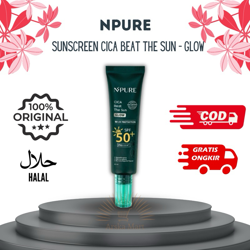 NPURE Sunscreen Cica Beat The Sun / Sunscreen Hypoallergenic SPF 50 PA++++ 35ml