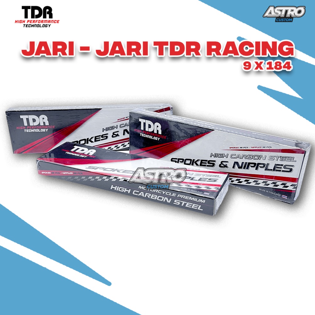 TERDAHSYAT JariJari TDR CHROME Ukuran 184 Sonic 15 Depan Ring 17 Ruji Velg