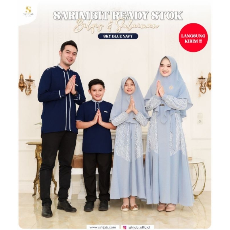 Sarimbit Sulaiman Bilqis Kurta Ayah Panjang Original by Ss Hijab