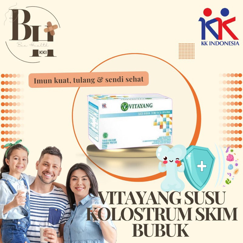 

Vitayang Susu Bubuk Skim Colostrum 1box isi 15 sachet