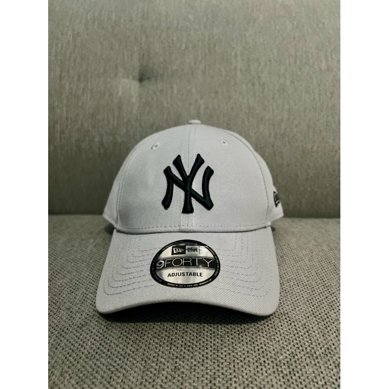 Topi Pria/Unisex Brand NEW ERA Cap Original 9Forty Neyyan Gray Osfa 100% Original Second Like New