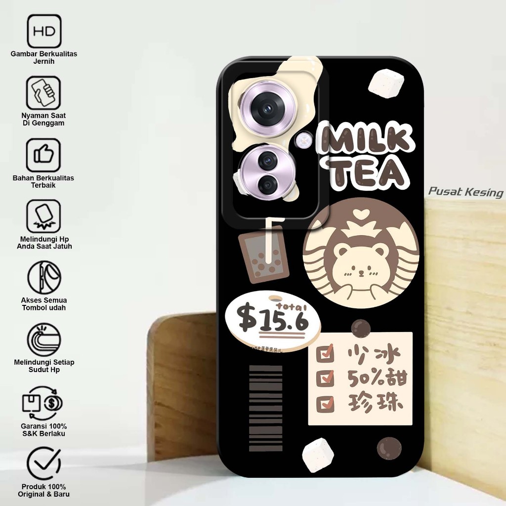 SOFTCASE OPPO RENO 11F 5G Terbaru Motif (STARBUCKS) Case Oppo Reno 11F - Case Hp - Casing Hp - Casin