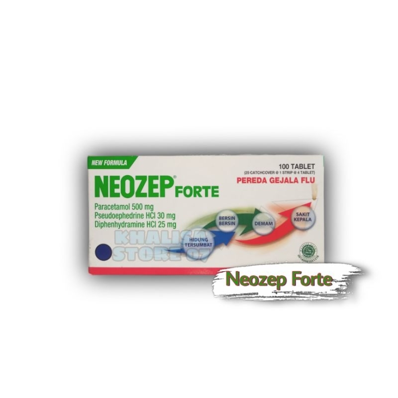 Neozep Forte Isi 25 Lembar / Neozep Forte / Neozep