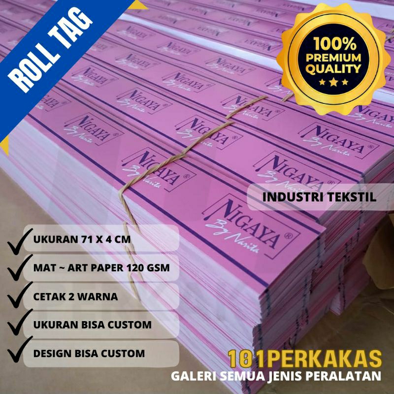 

[ Min order 10.000 pcs ] custom cetak ban kain/band kain/pita kain/paperband/label kain cetak