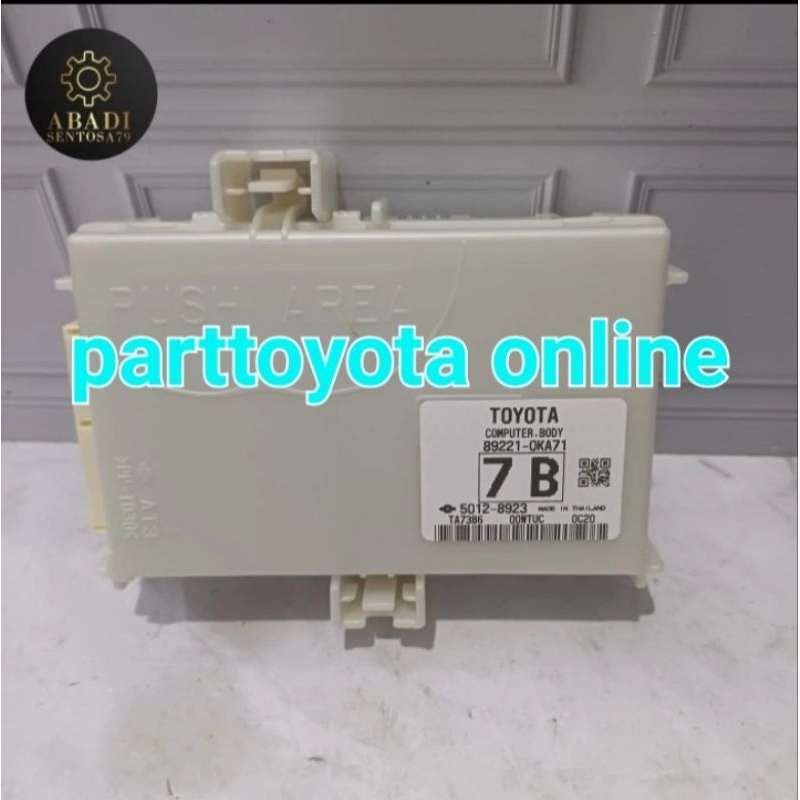 computer body inova reborn fortuner vrz 89221 0KA71