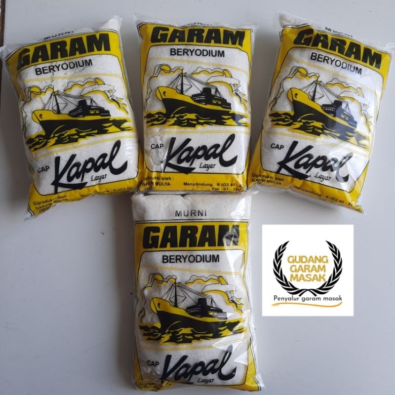 

Garam Halus Cap Kapal @500g.