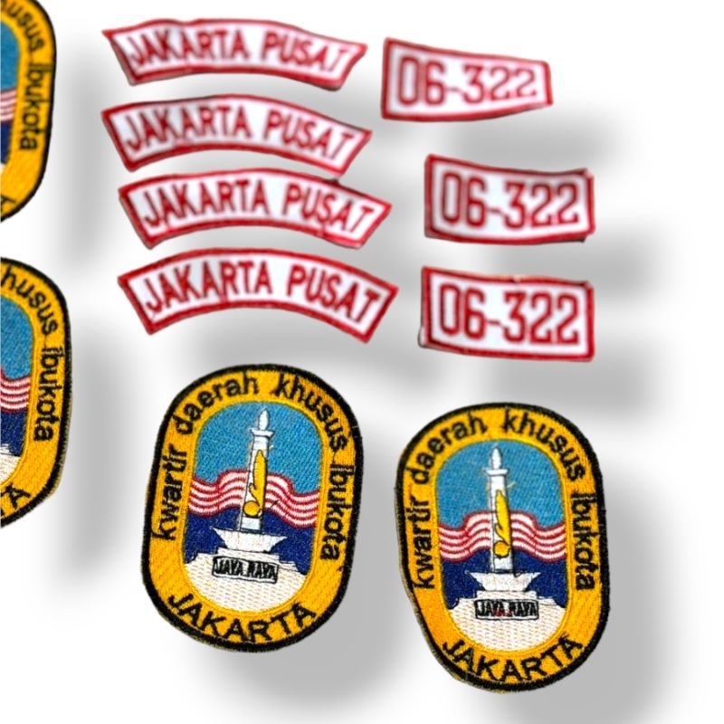 1 SET BADGE LOGO PRAMUKA (CUSTOM)