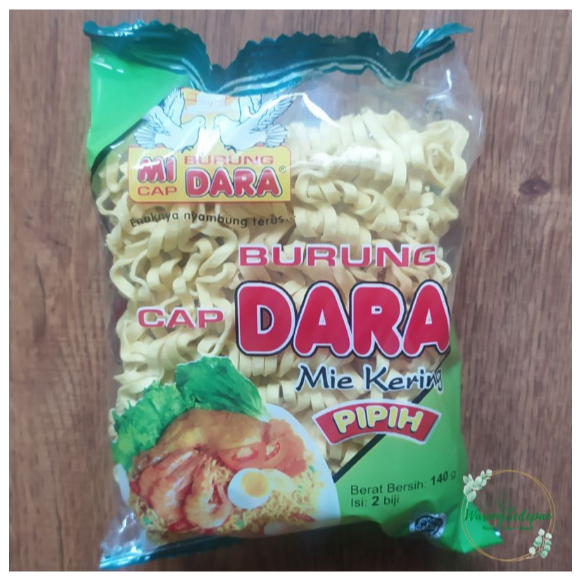 

Mi Cap Burung Dara Mie Kering Pipih 140 gr