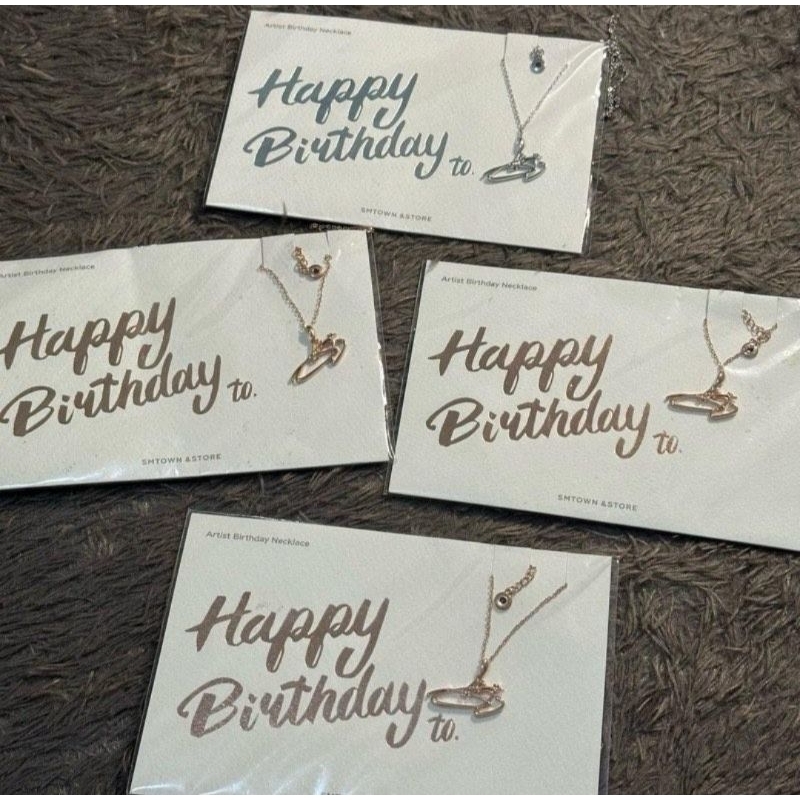 ready stock birthday necklace jaehyun