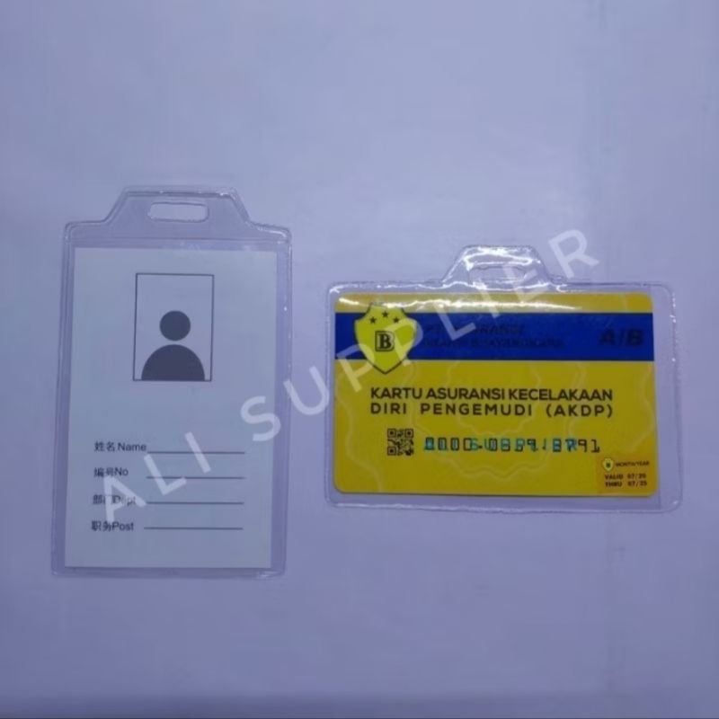 

PLASTIK ID CARD / TEMPAT KARTU PLASTIK / TEMPAT ID MURAH / CASE TEMPAT KTP