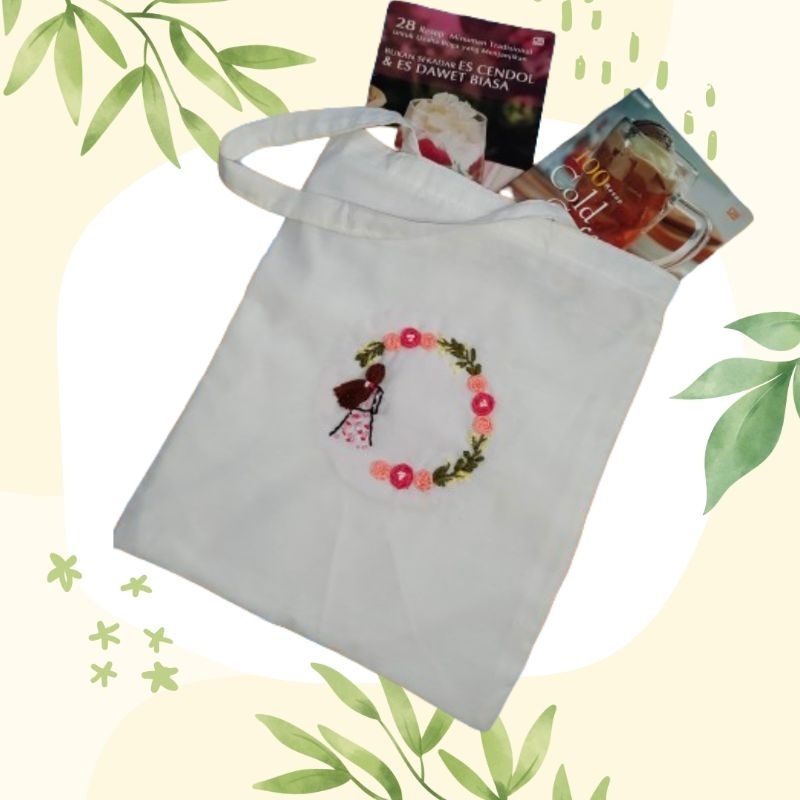TOTE BAG HOLIDAY/ TOTE BAG EMBROIDERY / TOTE BAG HANDMADE / TOTE BAG SULAM / TOTE BAG LUCU / TOTE BA