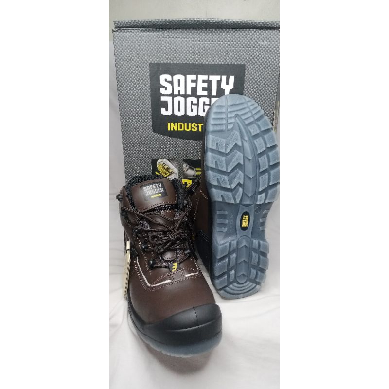 sepatu safety jogger industrial engineering Europa size 43 coklat harga bisa nego