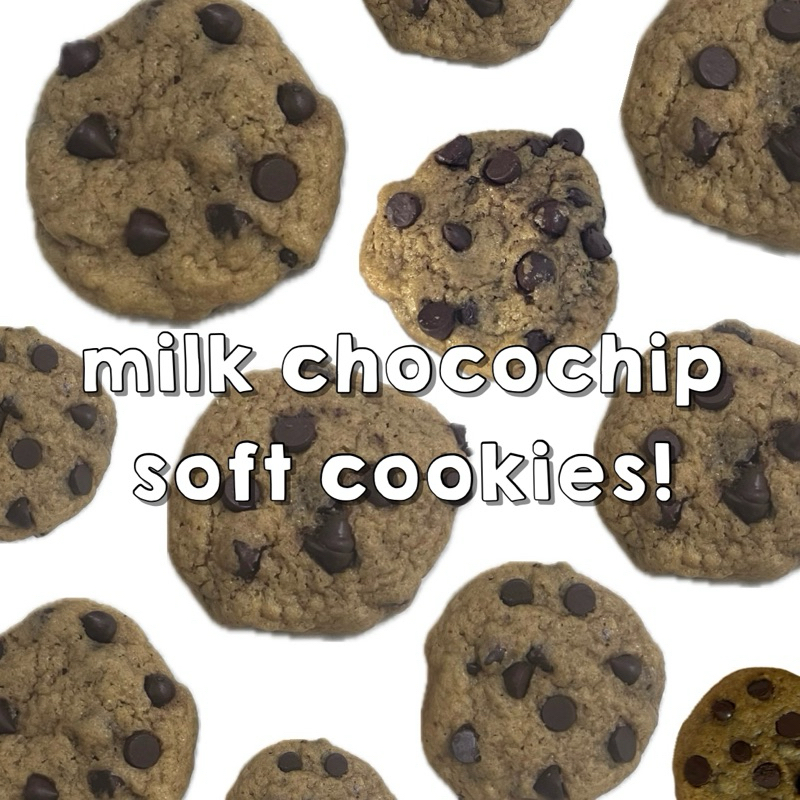 

[pls read desc] soft cookies with milk chocochip ♡ ₊˚ ⋅