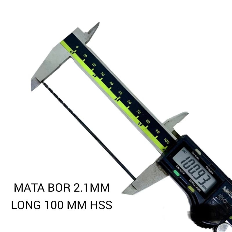 drill mata bor 2.1mm long 100mm hss mata bor besi bor long 2.1 × 100 mm japan bekas mulus utuh