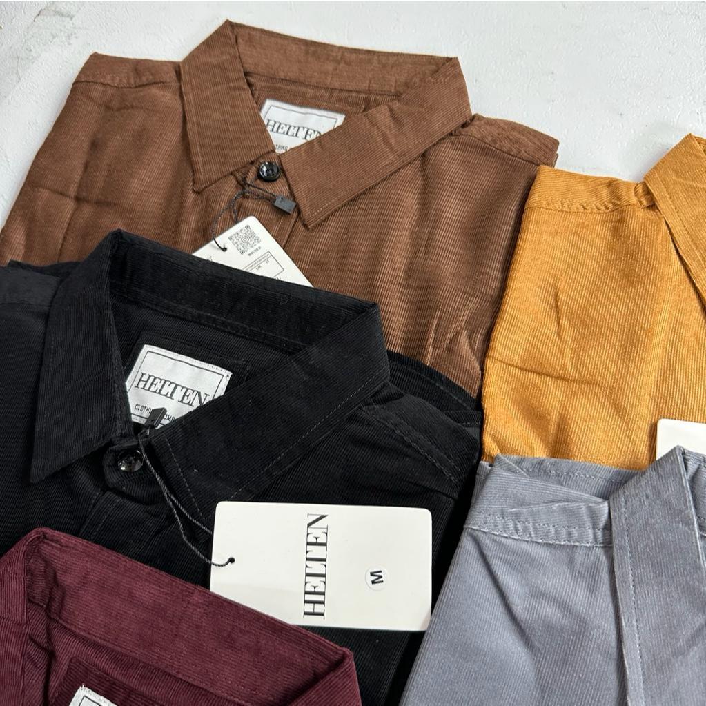 KEMEJA CORDUROY LENGAN PENDEK