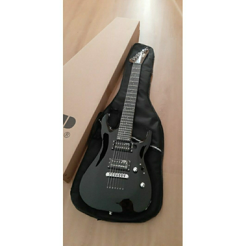 ESP LTD guitar MH17 in Gloss Black color