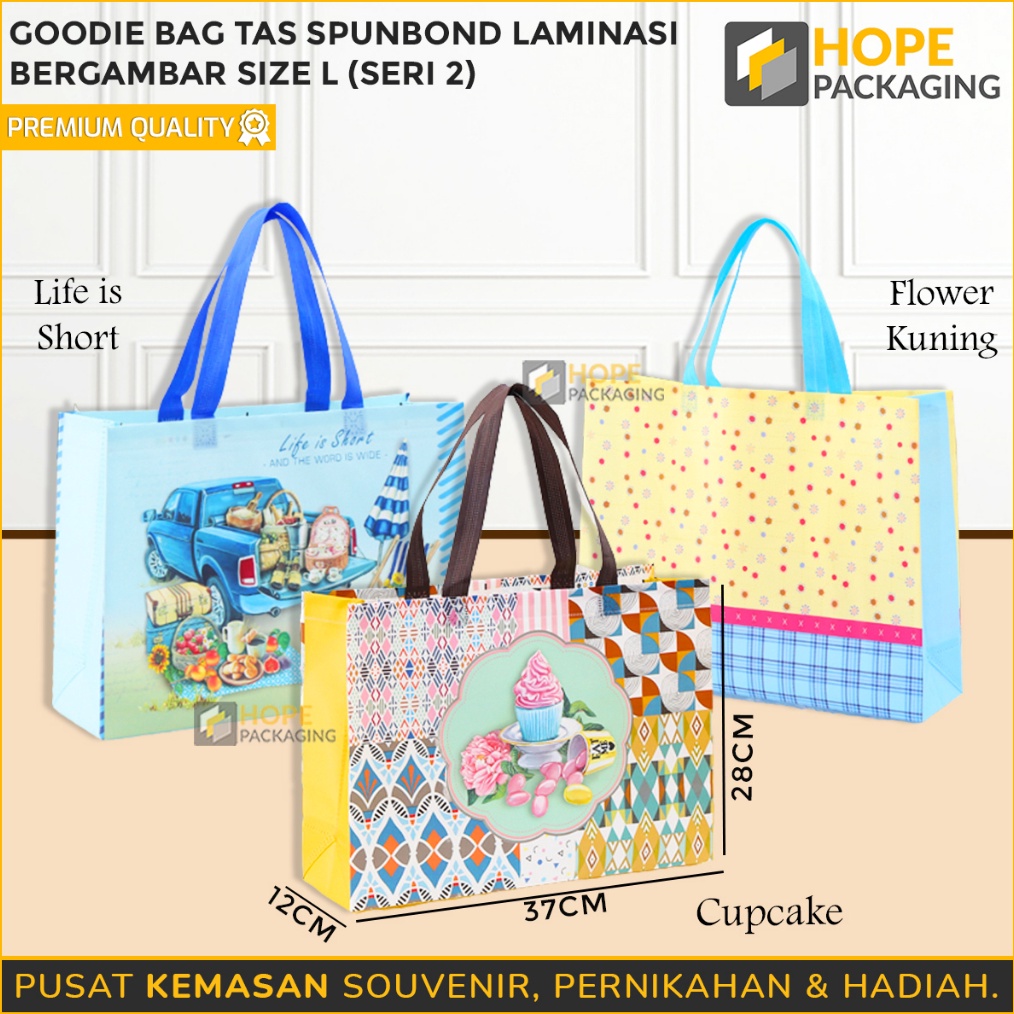 

PRODUK TERBARU Goodie Bag Laminasi SERI 2 Size L 37x12x28cm Tas Paper Bag Premium Goodie Bag Kantong Hampers Shopping Bag Besar Tas Belanja Tas Kado Gift Bag Besar