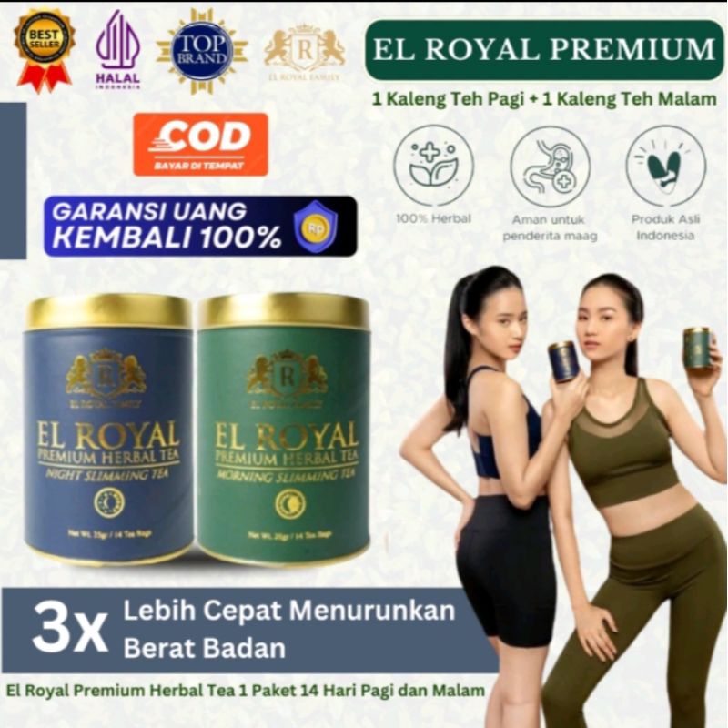 

El Royal Premium Tea / Teh Pelangsing 100% 0riginal BPOM HALAL