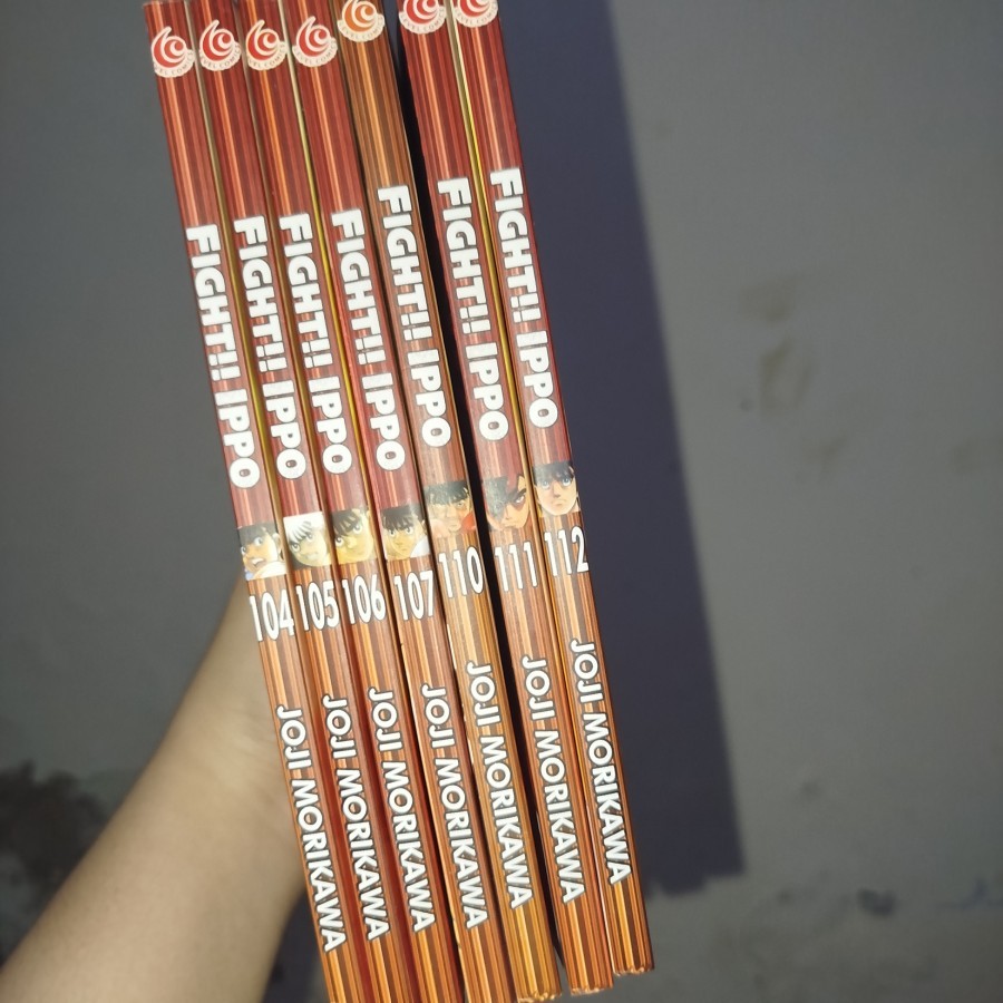 Komik Fight Ippo vol 104-107 110-112 kolpri